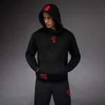 Venum x Mike Tyson Tiger Hoodie - Deep Black/Intense Red - Image 2