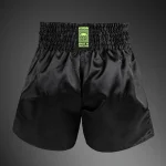 Venum Classic Evo Muay Thai Shorts - Black/ Neon Yellow - Image 4