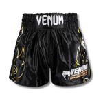 VTC Flames Venum Muay Thai Shorts - Black/Gold