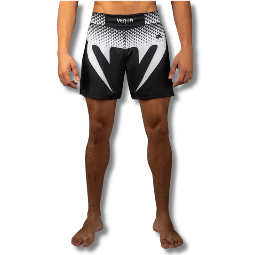 Untitled design (56) Venum No Gi Fightshorts - Black/White - Image 1