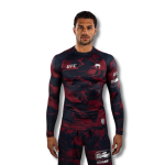 UFC Zenith by Venum Authentic Fight Week Men's White Performance Long Sleeve Rashguard