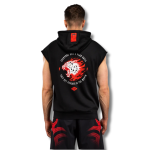Venum x Mike Tyson Tiger Sleeveless Hoodie - Deep Black/Intense Red