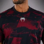 UFC Zenith by Venum Authentic Fight Week Men's Burgundy Short Sleeve T-Shirt - Image 3