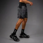 Venum G-Fit Scales Training Shorts - Black/ Charcoal Grey - Image 2