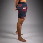 UFC Zenith by Venum Authentic Fight Week Men’s Burgundy Performance Vale Tudo Short - Image 2