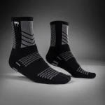 Venum Vector Crew Socks - Black/Grey 3 Pairs - Image 3