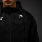 UFC Zenith by Venum Replica Men’s Black Zip Hoodie - Image 4