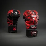 Venum 20th Anniversary Sparring Gloves - Black/Red - Image 2