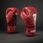 Venum Contender 1.5 XT 3D Boxing Gloves - Cherry Red/ White - Image 2