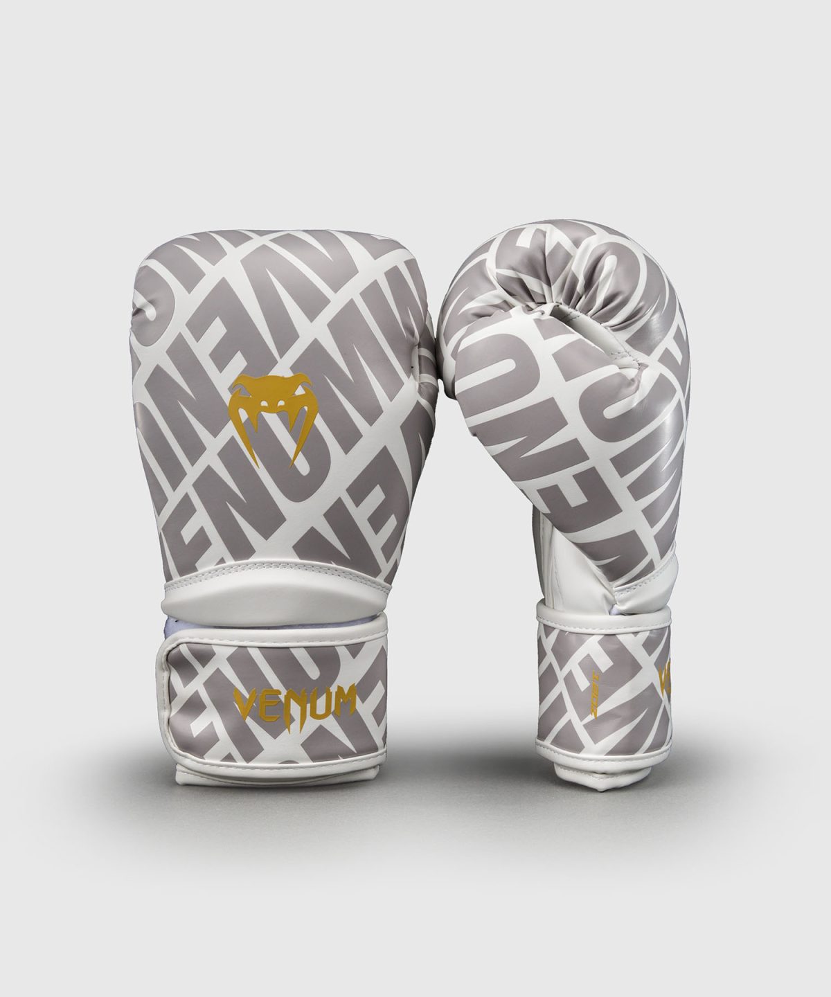 Venum Contender 1.5 XT 3D Boxing Gloves - White/ Gold - Image 2