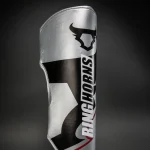 Ringhorns Charger by Venum Shin Guards - Silver/Black - Image 4