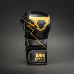 Ringhorns Charger by Venum MMA Sparring Gloves - Black/Gold - Image 2