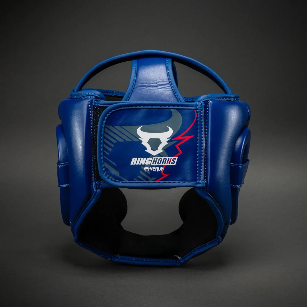 Ringhorns Charger by Venum Headgear - Navy Blue/Red - Image 3