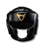 Ringhorns Charger by Venum Headgear - Black/Gold
