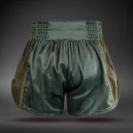 Venum Stealth Muay Thai Shorts - Khaki/Dark Green - Image 3