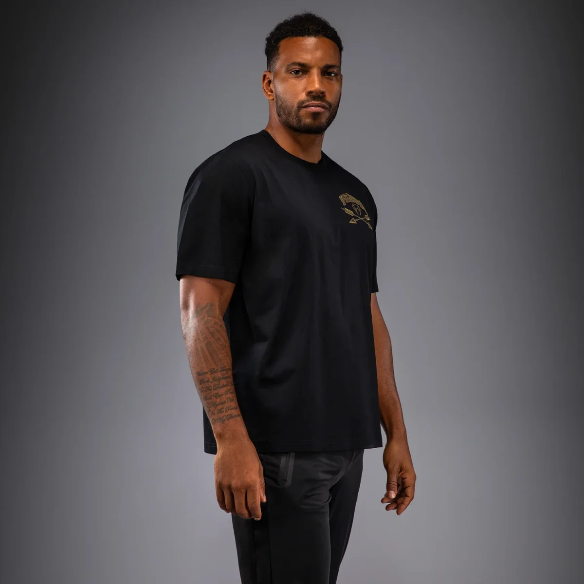 Wolf Atak Venum T-Shirt - Black/Grey - Image 2