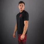 Wolf Atak Venum T-Shirt - Black/Red - Image 3
