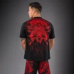 Wolf Atak Venum T-Shirt - Black/Red - Image 2