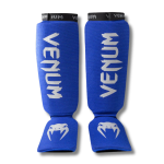 Venum Kontact Shinguards - Royal Blue/ Silver