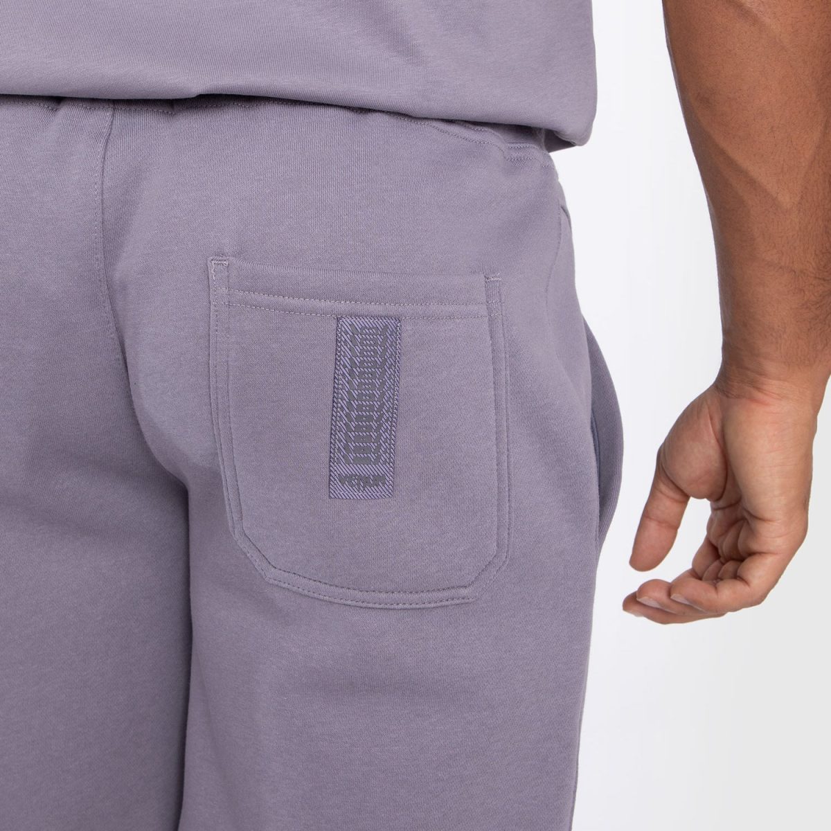 Venum Silent Power Cotton Short - Lavender Grey - Image 3