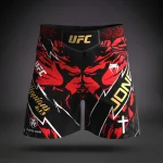 UFC Unrivaled by Venum Men's Red Jon Jones Short Fit Fight Short - Image 4