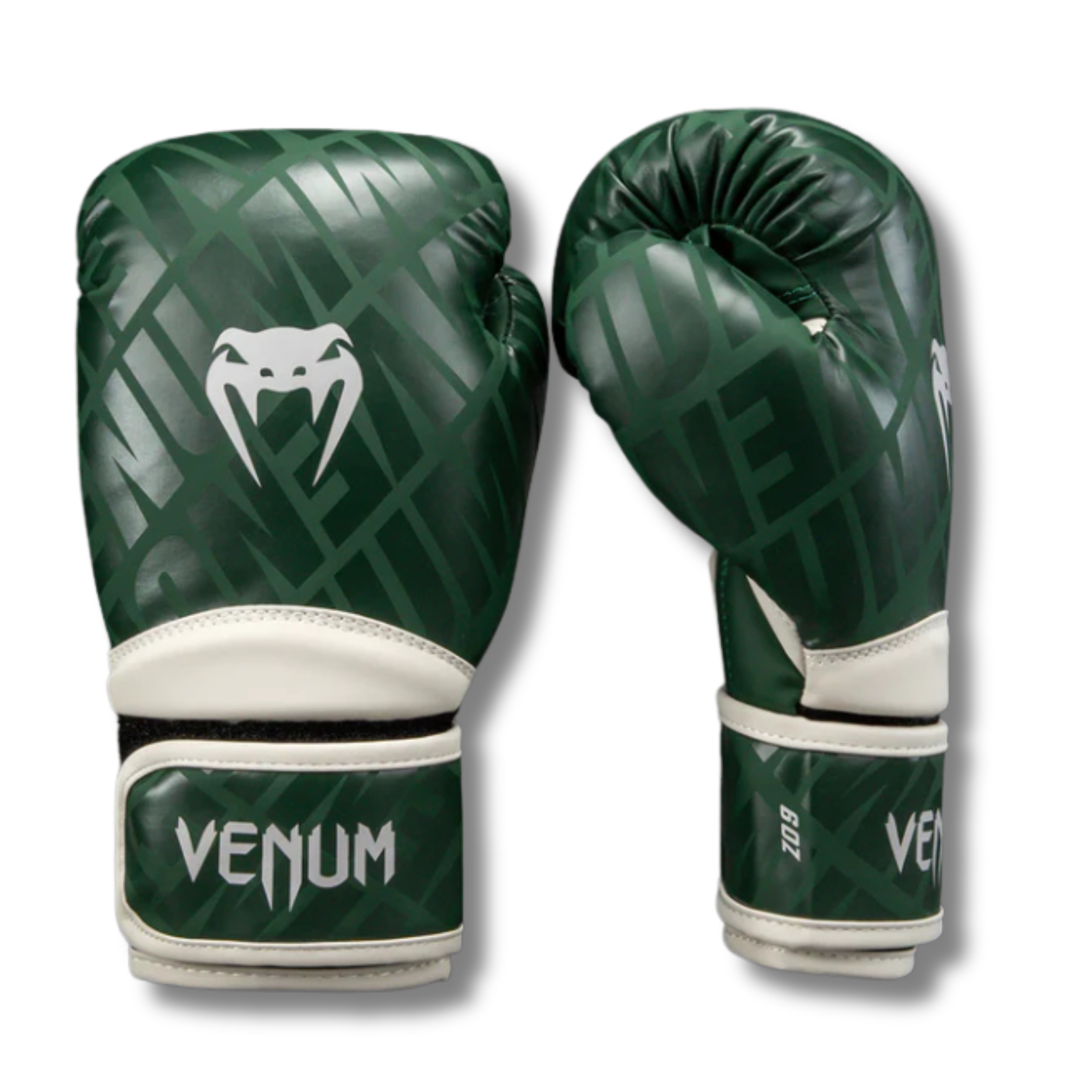 Untitled design (95) Venum Contender 1.5 XT Kids Boxing Gloves - Forest Green/Off White - Image 1